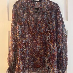 Silk blouse with matching camisole